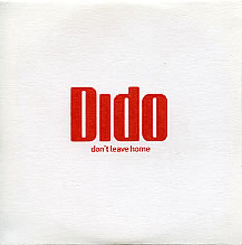 Dido Don't Leave Home UK Promo CD single (CD5 / 5") 82876598792