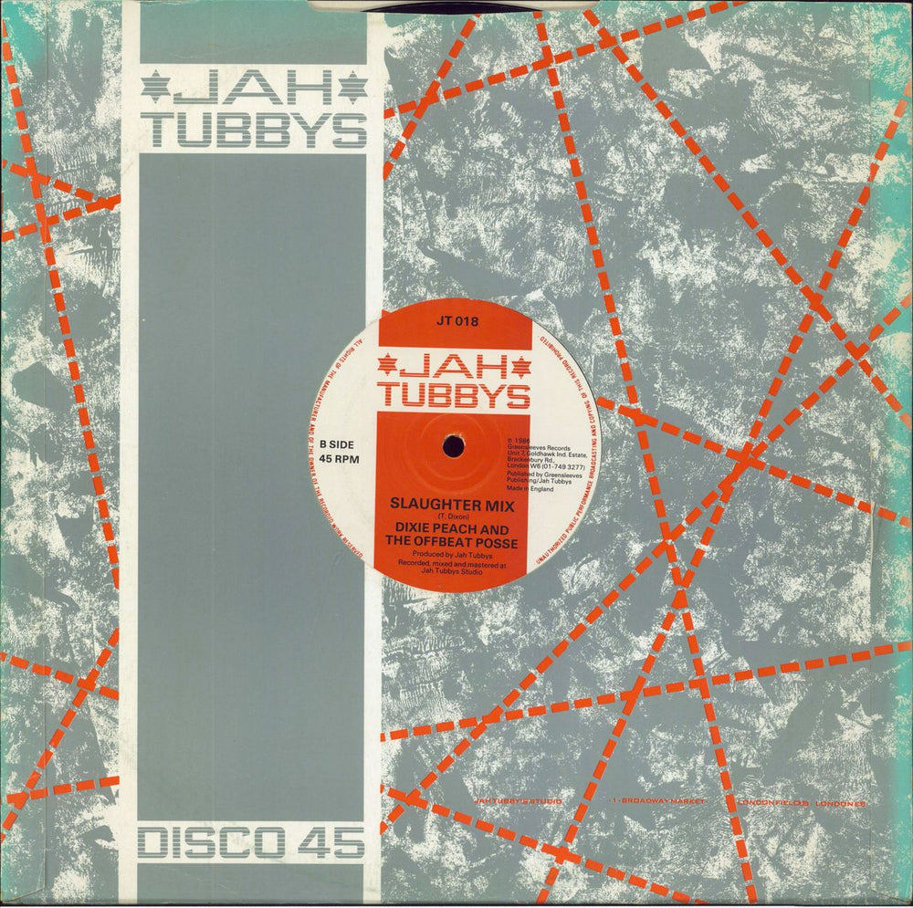 Dixie Peach Slaughter UK 12" vinyl single (12 inch record / Maxi-single)