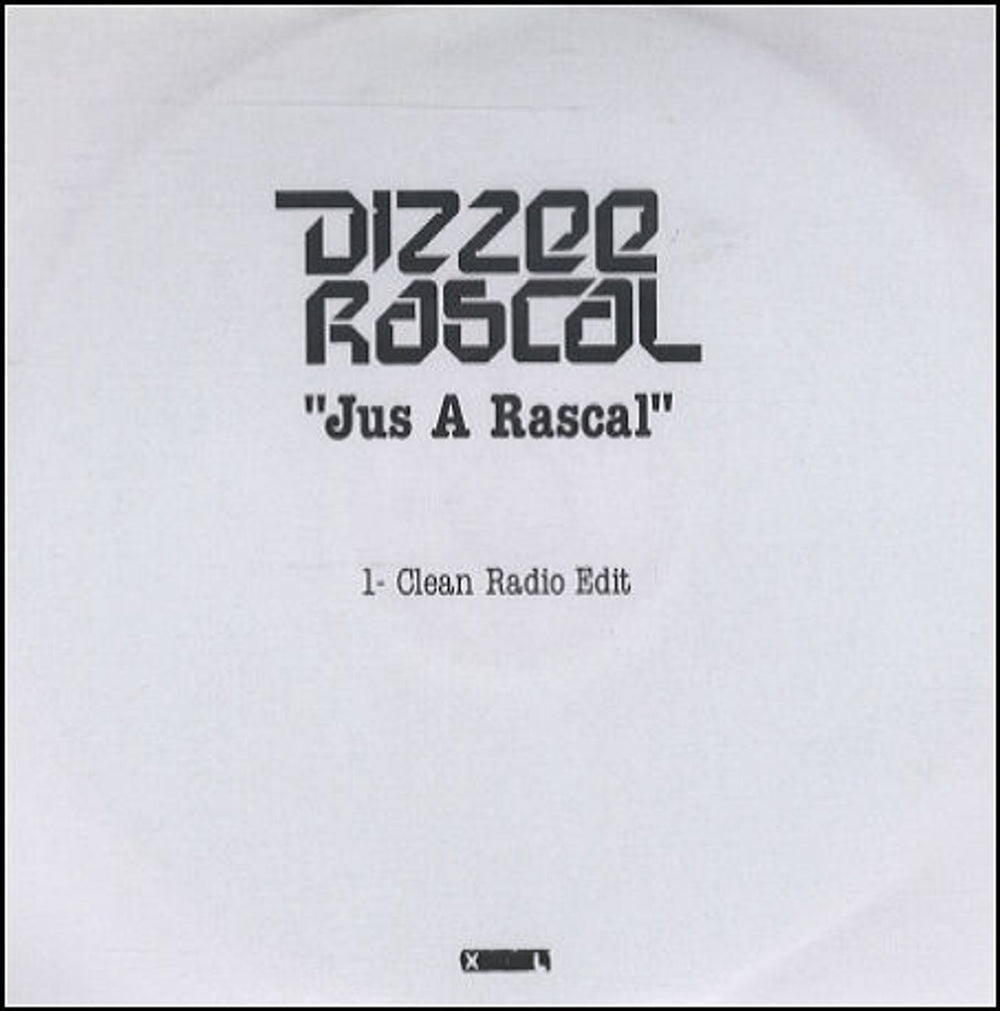 Dizzee Rascal Jus A Rascal UK Promo CD-R acetate CD-R ACETATE