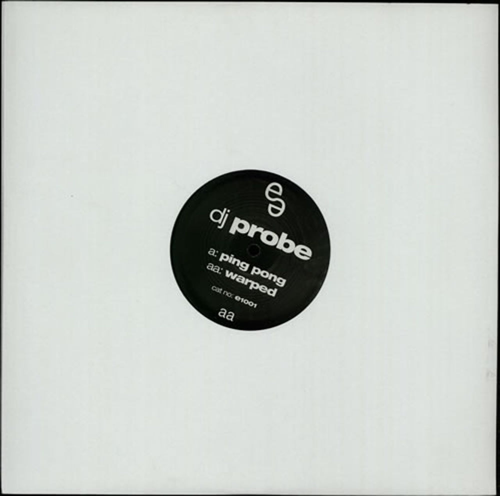 DJ Probe Ping Pong UK Promo 12" vinyl single (12 inch record / Maxi-single) E1001