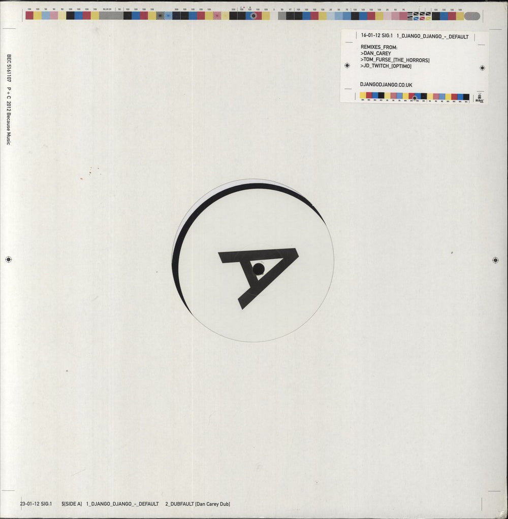 Django Django Default - Sealed French 12" vinyl single (12 inch record / Maxi-single) BEC5161107