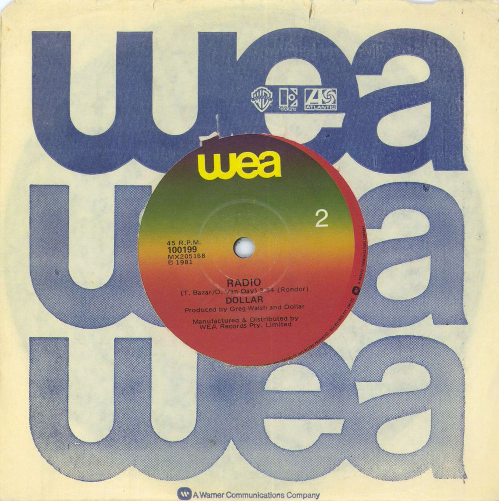 Dollar Mirror Mirror New Zealand 7" vinyl single (7 inch record / 45)