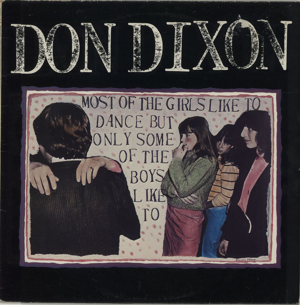 Don Dixon Most Of The Girls Like To Dance But Only Some Of The Boys UK vinyl LP album (LP record) FIEND60