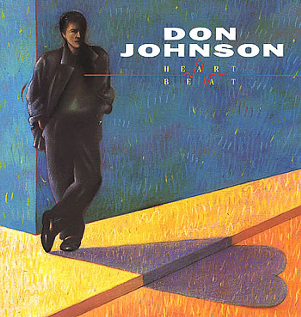 Don Johnson Heart Beat UK vinyl LP album (LP record) 450103-1