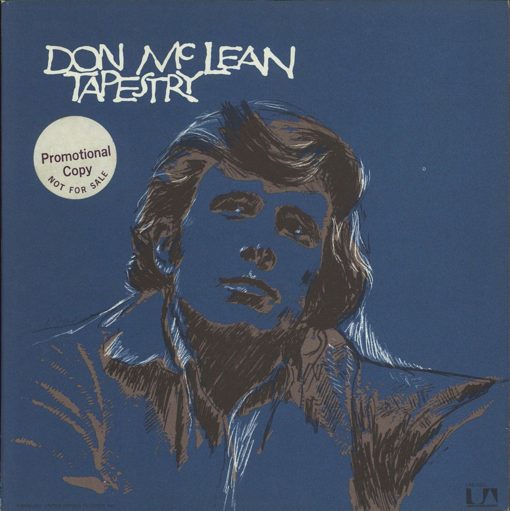 Don McLean Tapestry - Promo Stickered US Promo vinyl LP album (LP record) UAS-5522