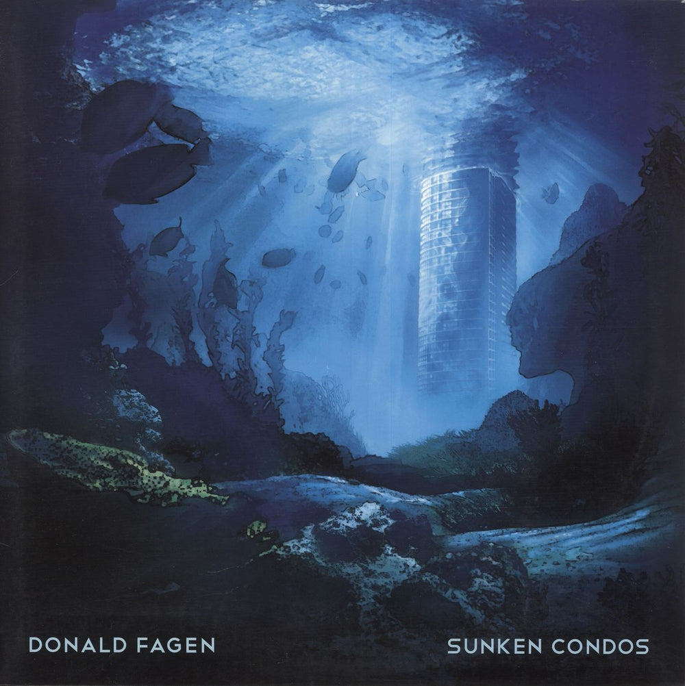 Donald Fagen Sunken Condos - Clear Vinyl UK 2-LP vinyl record set (Double LP Album) 9362-49478-4