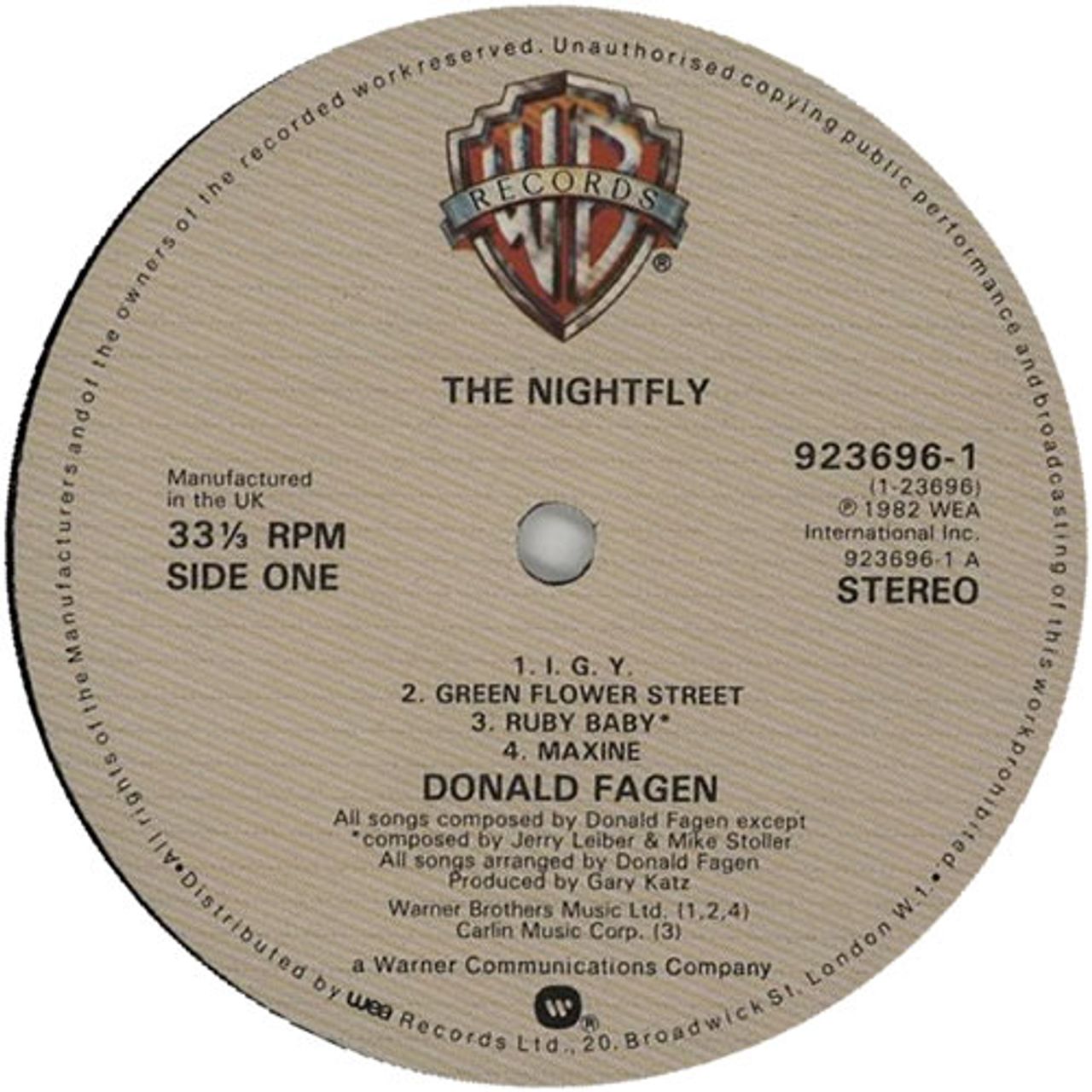 Donald Fagen The Nightfly - Hype Stickered UK Vinyl LP — RareVinyl.com