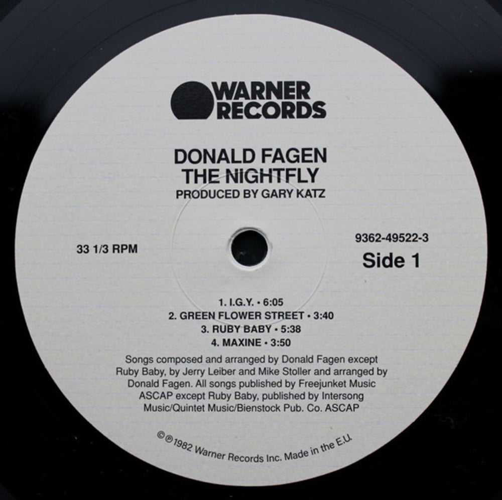 大特価お得Donald Fagen The Nightfly LP レコード 帯付き 国内 洋楽
