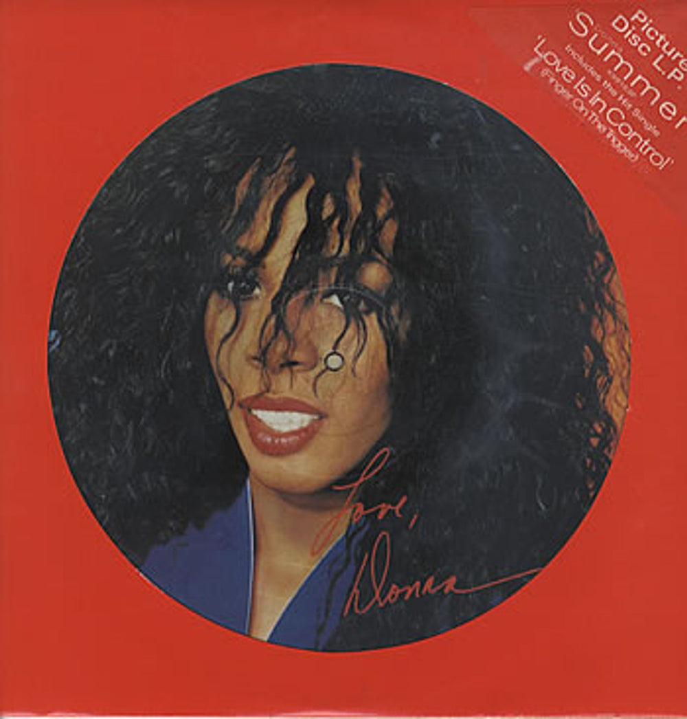 Donna Summer Donna Summer UK picture disc LP (vinyl picture disc album) K99163P