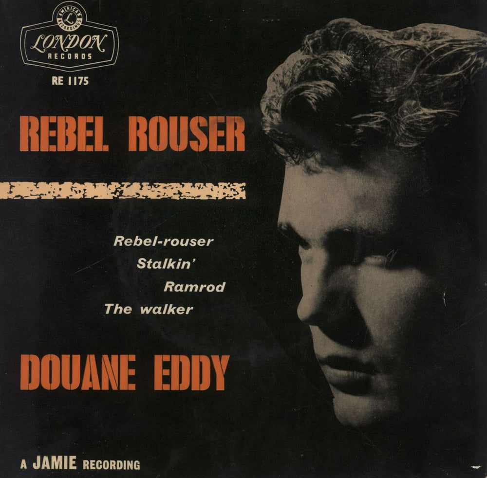 Duane Eddy Rebel Rouser EP - 2nd - Ex UK 7" vinyl single (7 inch record / 45) RE1175