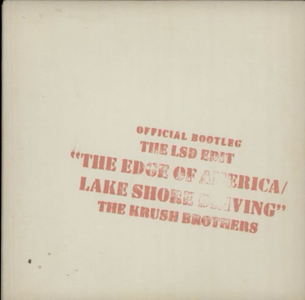 Duran Duran The Edge Of America / Lakeshore Driving US Promo CD single (CD5 / 5") DPRO-79451