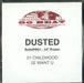 Dusted Childhood UK Promo CD-R acetate CD-R ACETATE