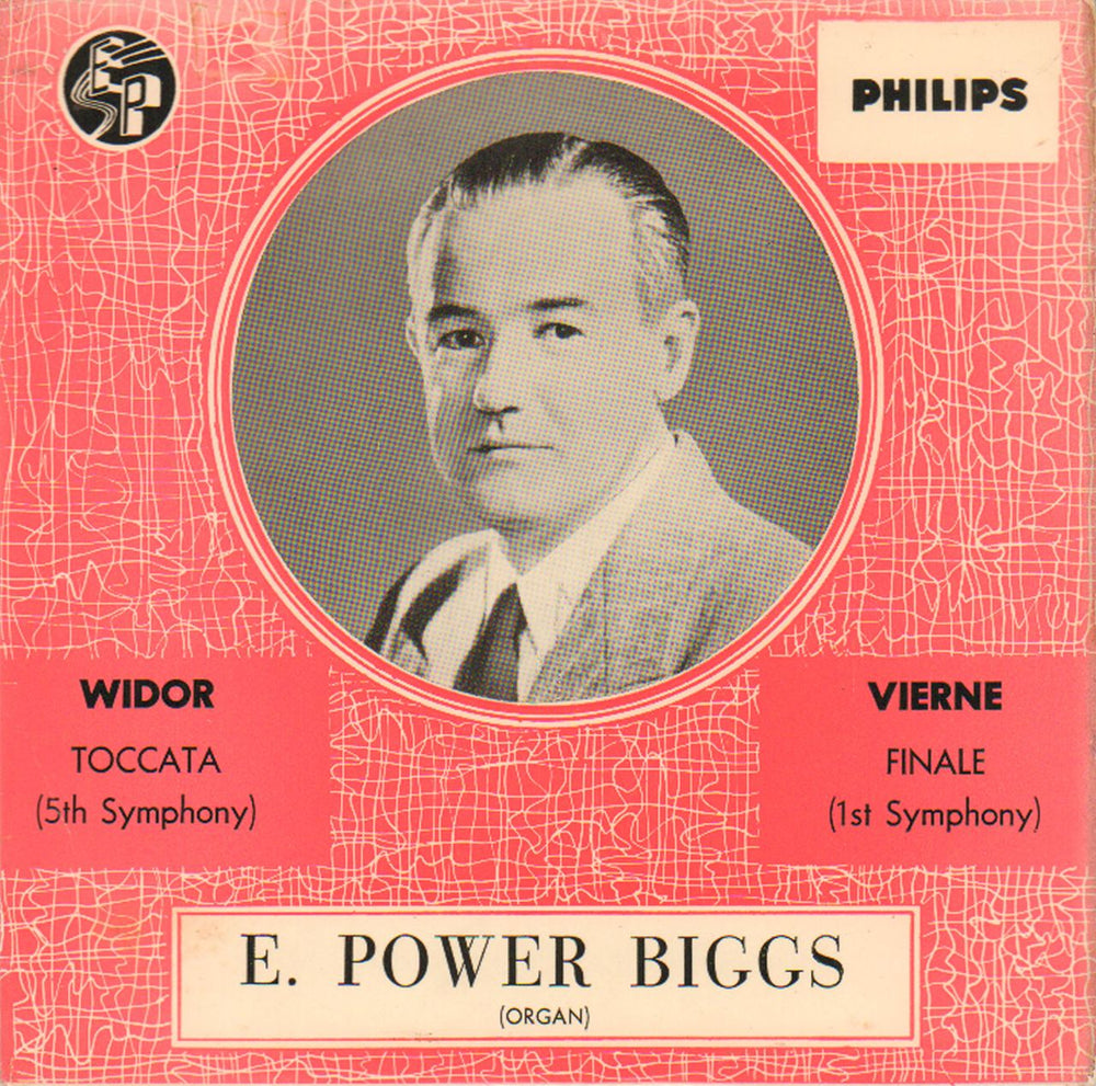 E. Power Biggs Toccata (5th Symphony) / Finale (1st Symphony) UK 7" vinyl single (7 inch record / 45) NBE11030