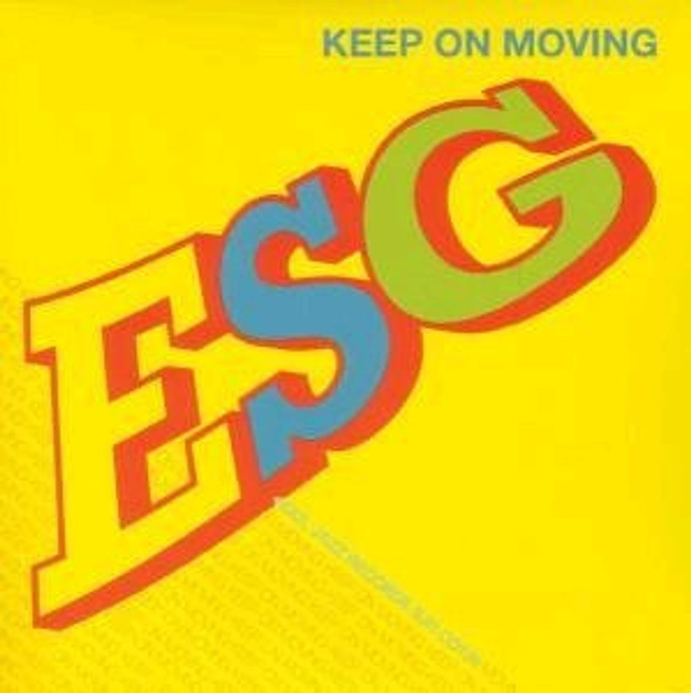 E.S.G. Keep On Moving UK 2-LP vinyl record set (Double LP Album) SJRLP138