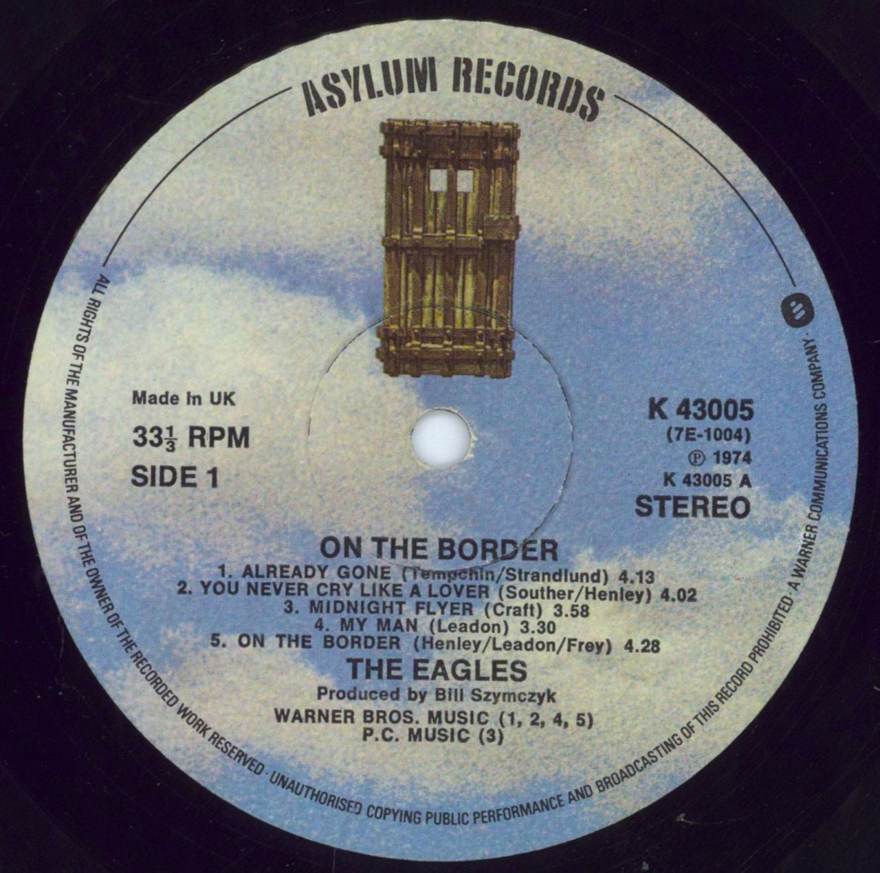 Eagles On The Border UK Vinyl LP — RareVinyl.com