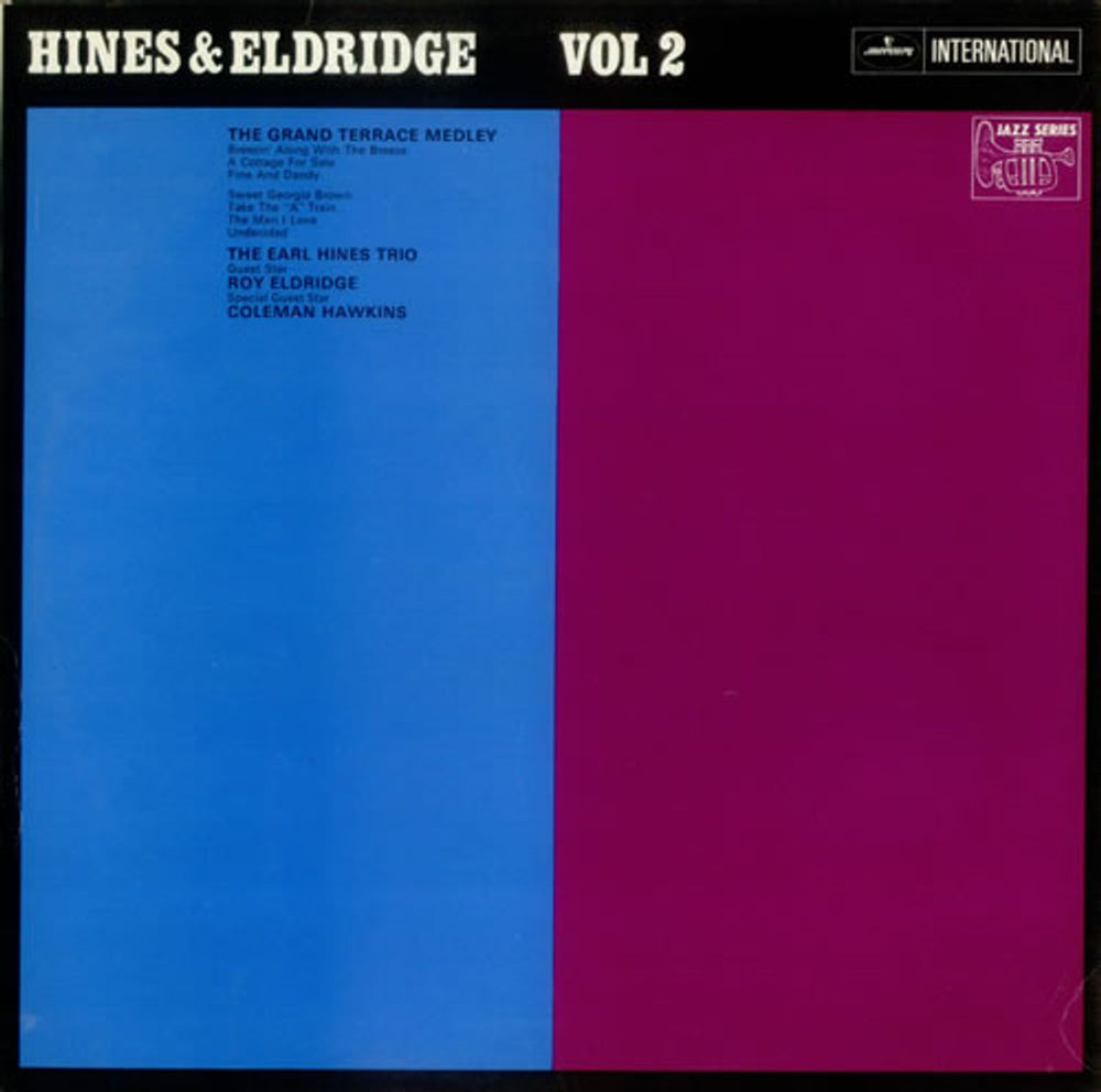 Earl Hines Hines & Eldridge Vol 2 UK vinyl LP album (LP record) SMWL21041