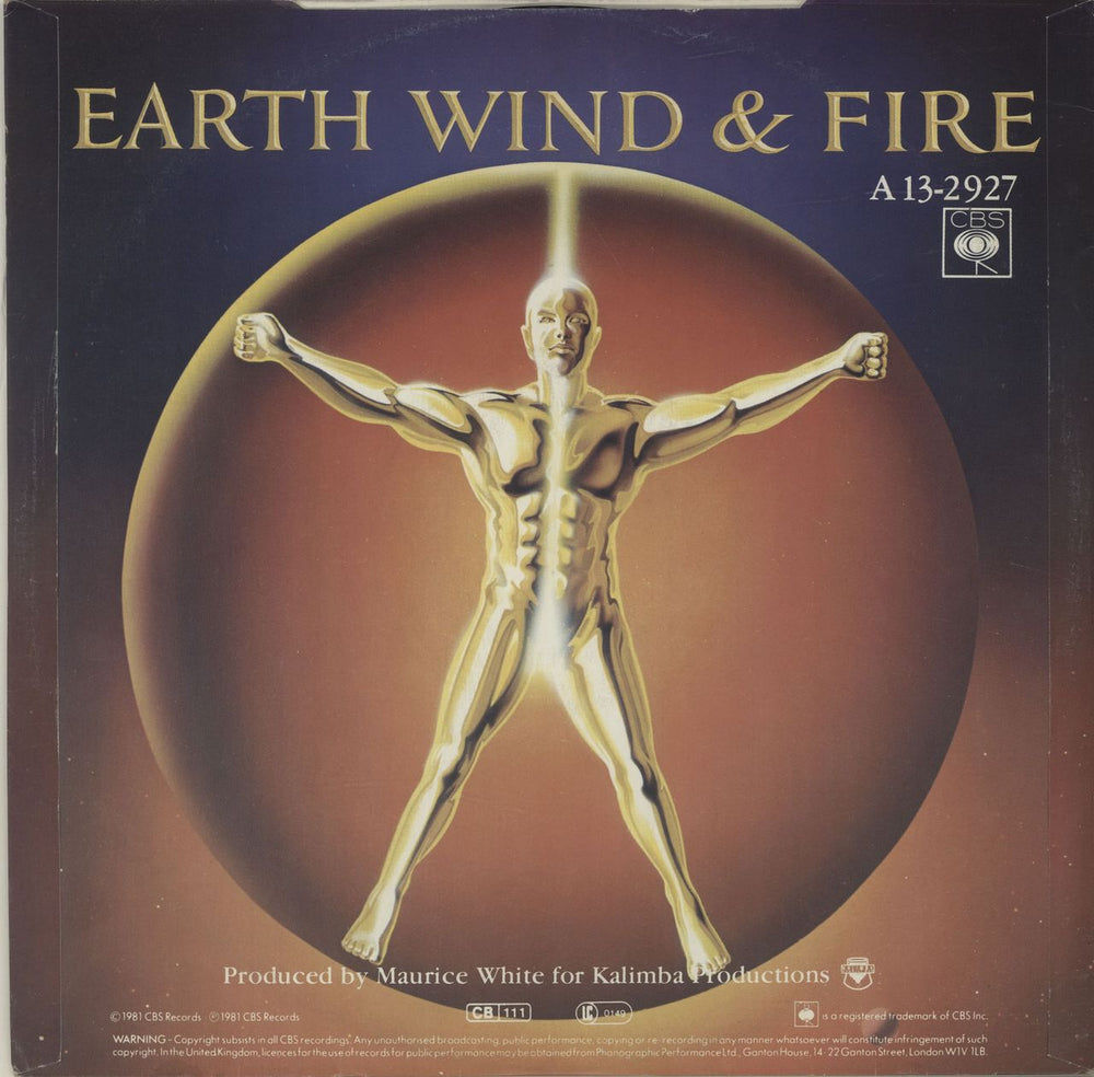 Earth Wind & Fire Fall In Love With Me (Extended Version) UK 12" vinyl single (12 inch record / Maxi-single) EWF12FA516377