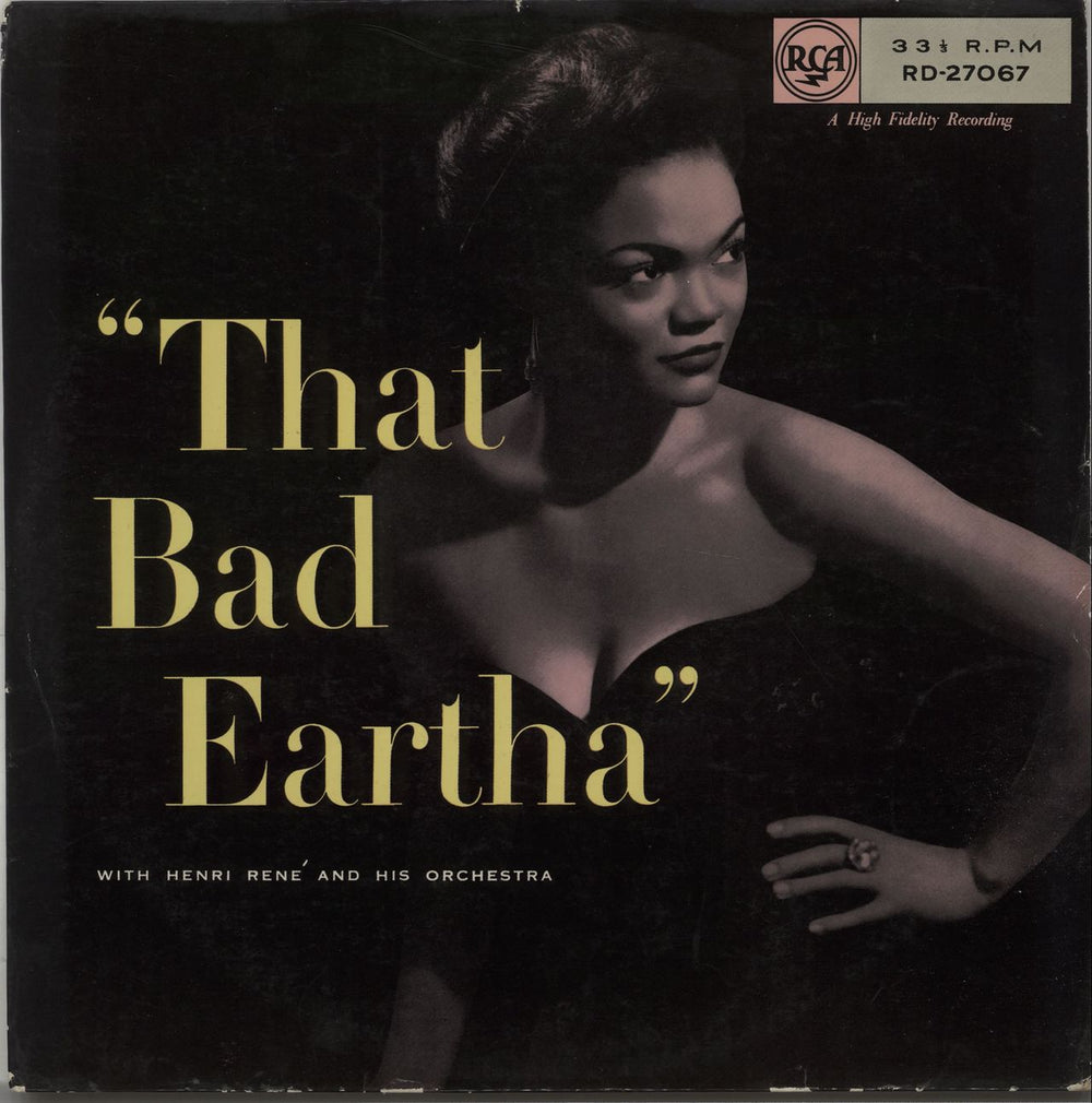 Eartha Kitt That Bad Eartha - 1st UK vinyl LP album (LP record) RD-27067