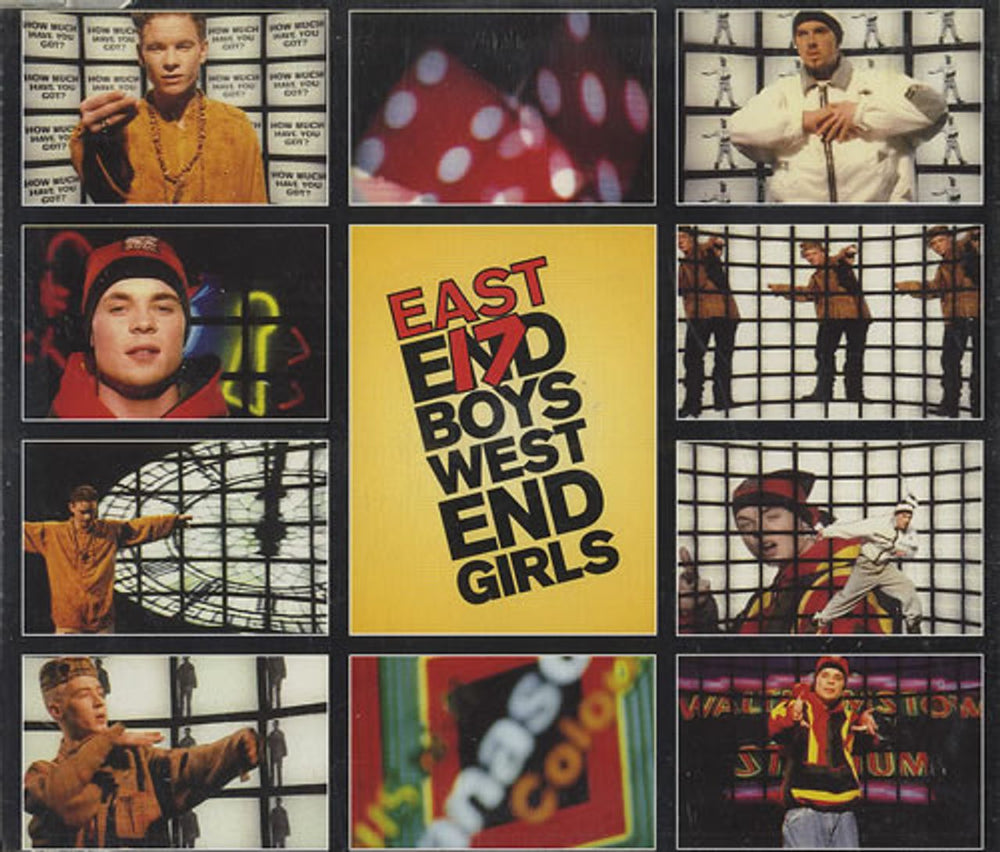 East 17 West End Girls UK Promo CD single (CD5 / 5") LONCD344