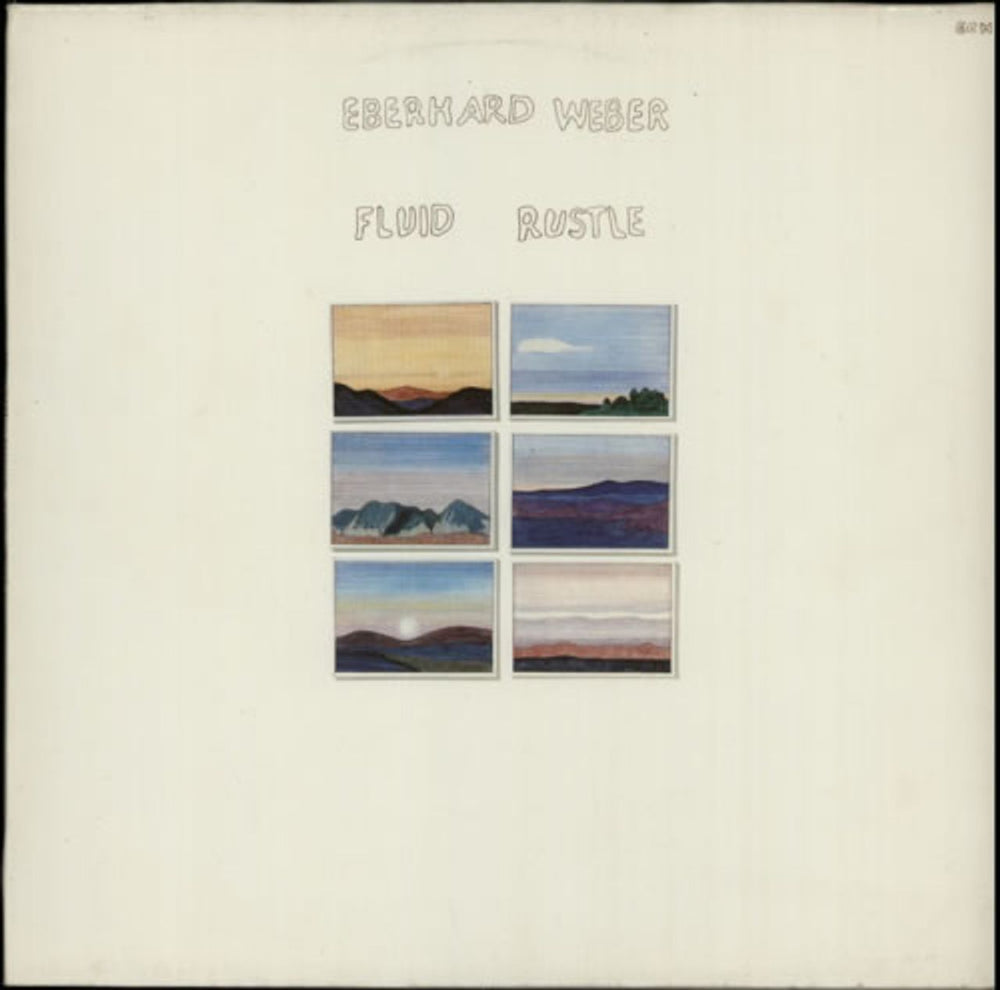 Eberhard Weber Fluid Rustle German vinyl LP album (LP record) ECM1137