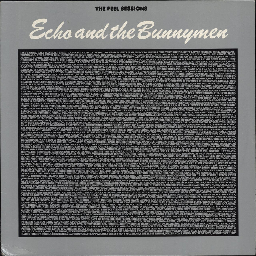 Echo & The Bunnymen The Peel Sessions UK 12" vinyl single (12 inch record / Maxi-single) SFPS060