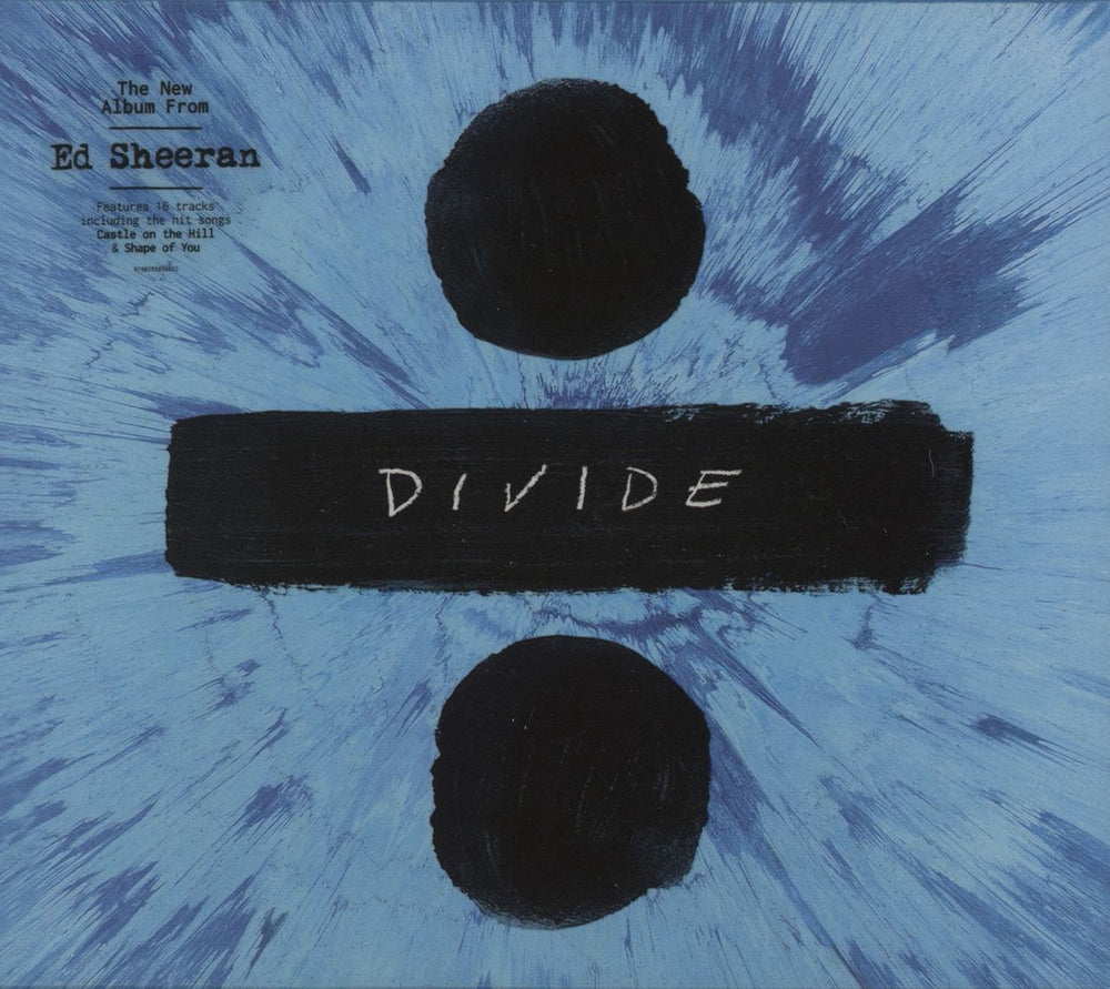 Ed Sheeran ÷ (Divide) UK CD album (CDLP) 0190295859022