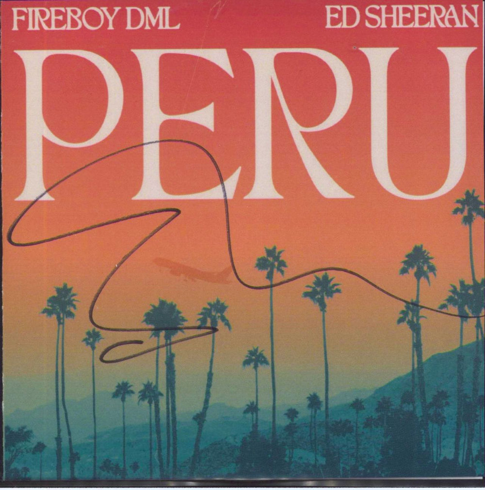 Ed Sheeran Peru - Autographed UK CD single (CD5 / 5") 4543714