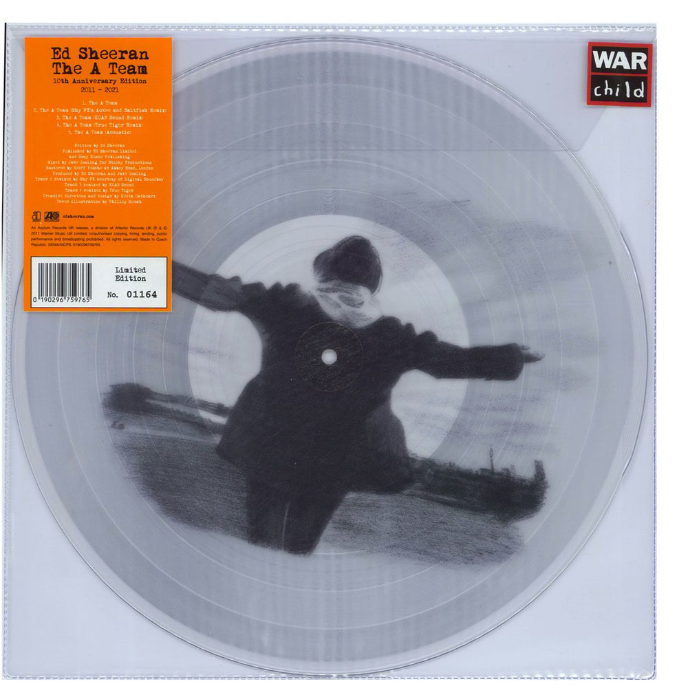 Ed Sheeran The A Team - RSD 2021 - Clear Vinyl UK 12" vinyl single (12 inch record / Maxi-single) 0190296759765