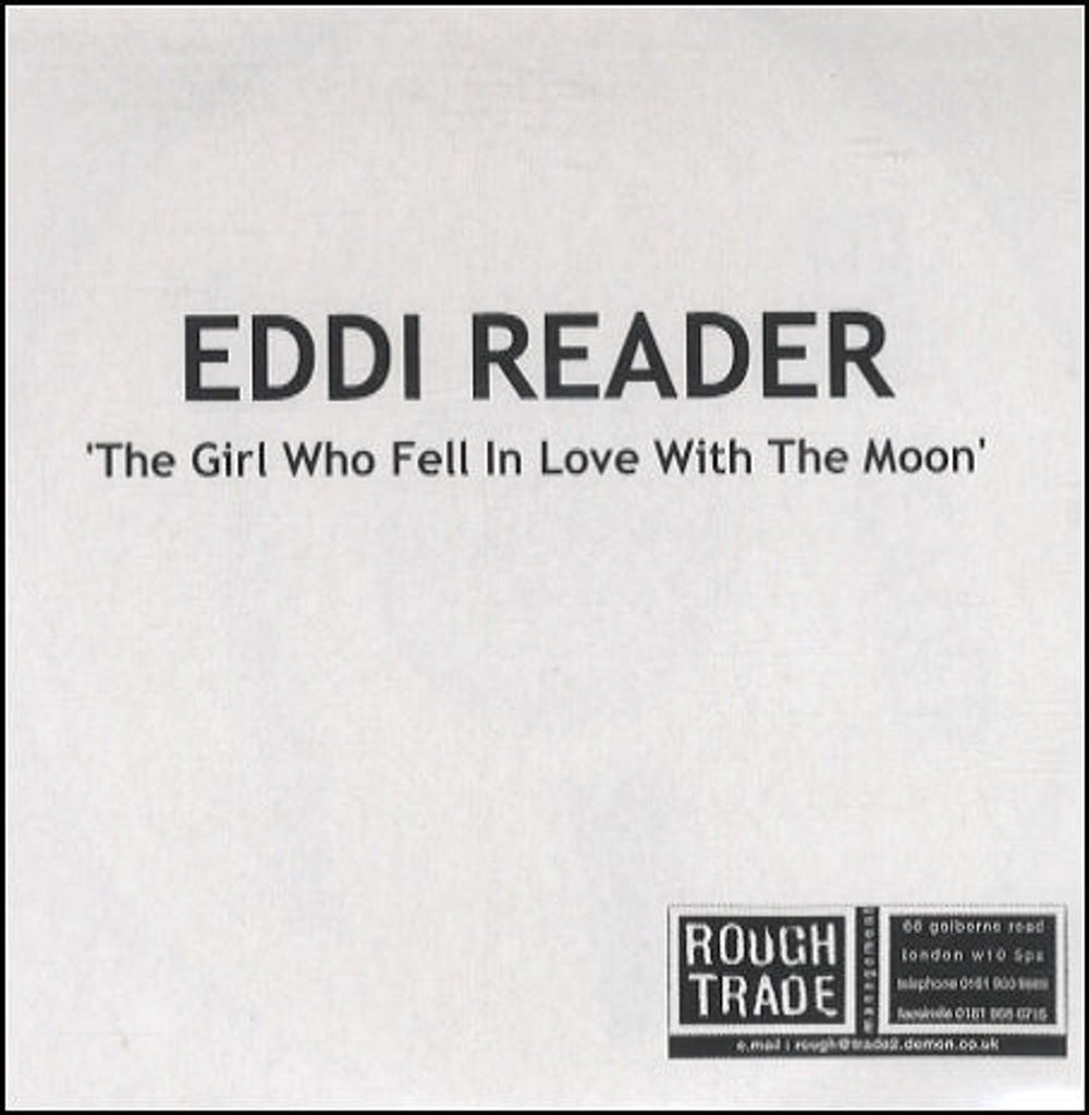 Eddi Reader The Girl Who Fell In Love With The Moon UK Promo CD-R acetate CD ACETATE