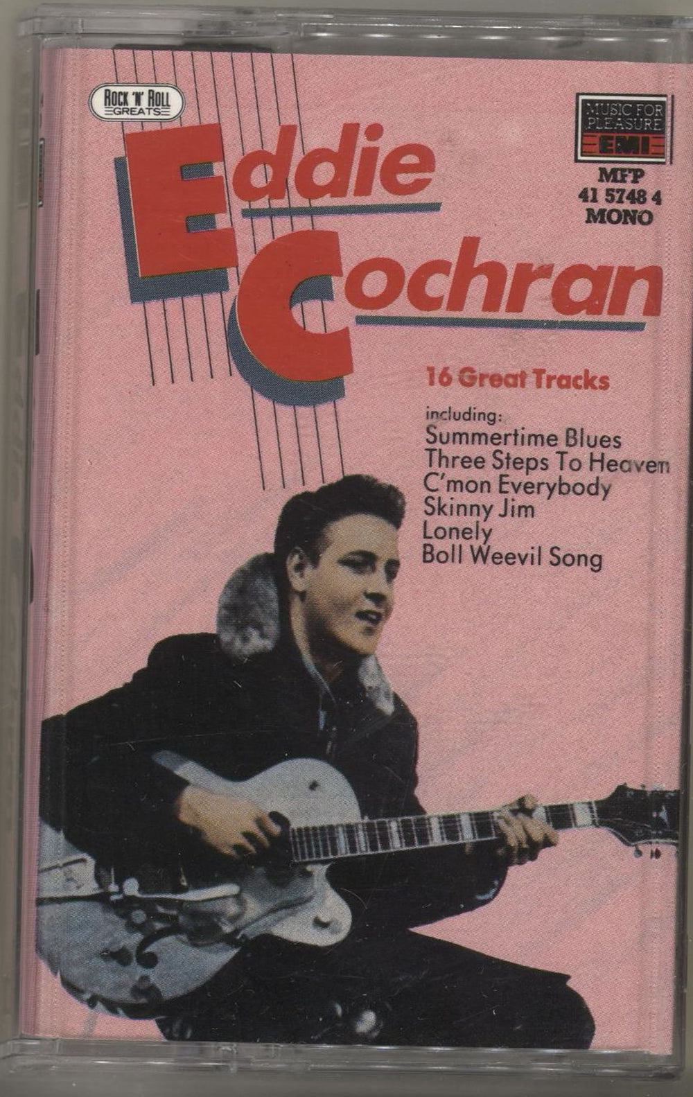 Eddie Cochran 16 Great Tracks UK Promo cassette album MFP4157484