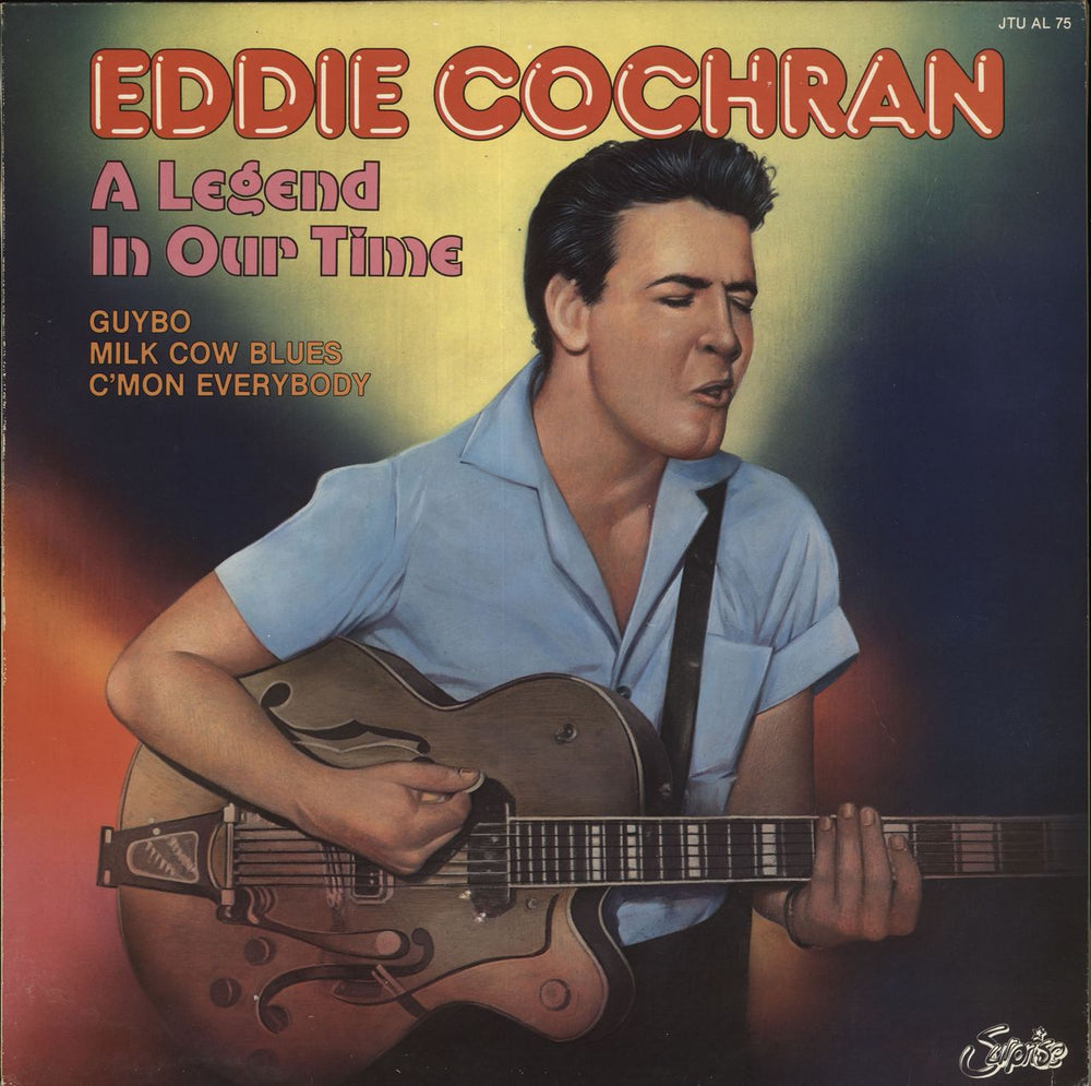 Eddie Cochran A Legend In Our Time Belgian vinyl LP album (LP record) JTUAL75