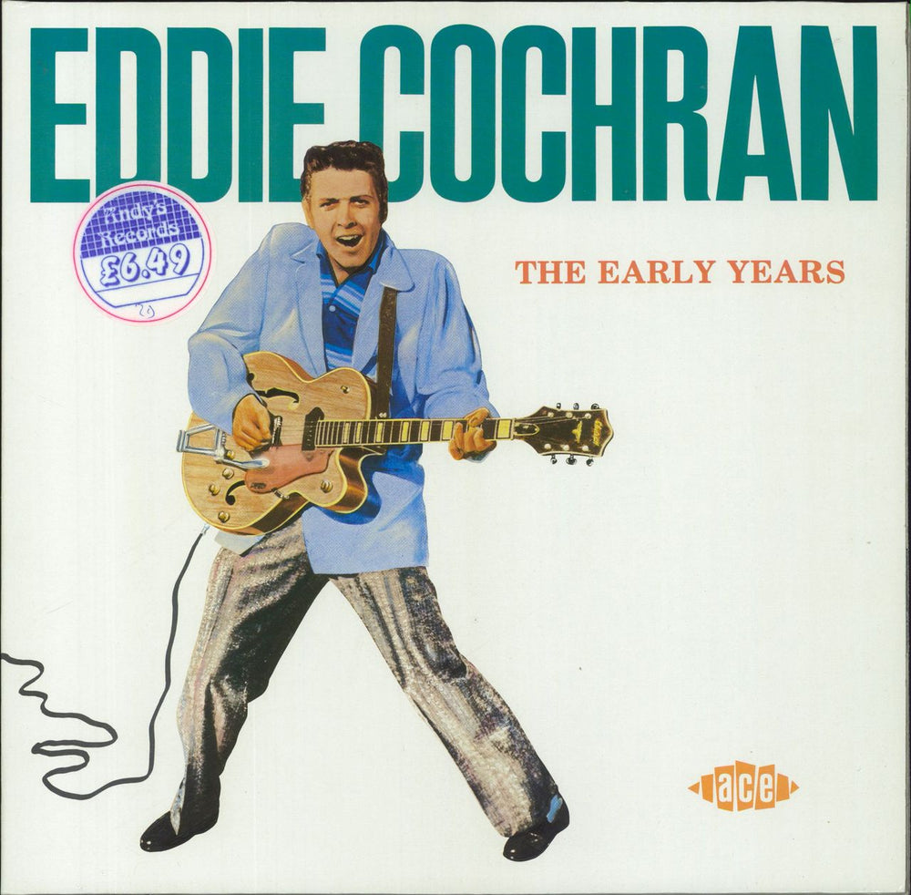 Eddie Cochran The Early Years UK vinyl LP album (LP record) CHA237