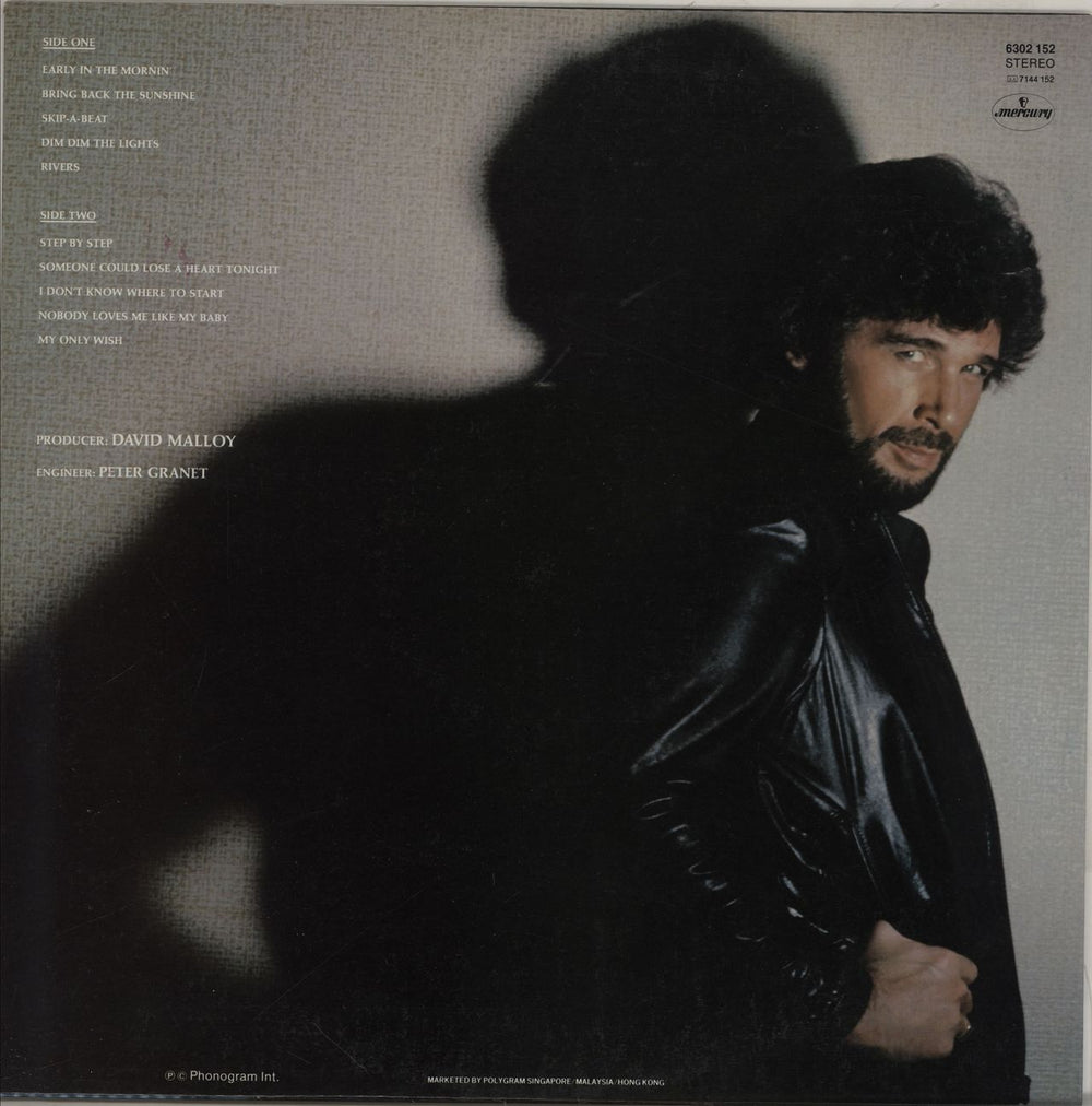 Eddie Rabbitt Step By Step Singapore vinyl LP album (LP record)