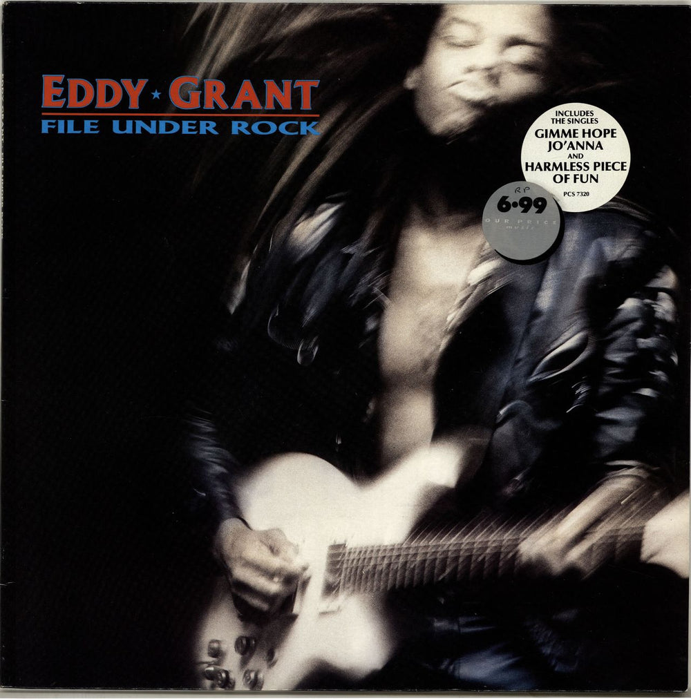 Eddy Grant File Under Rock UK vinyl LP album (LP record) PCS7320