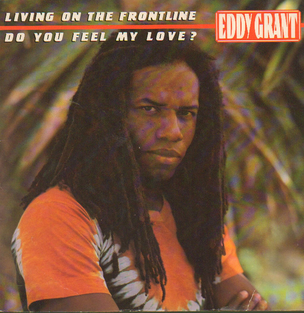 Eddy Grant Living On The Frontline - 1st UK 7" vinyl single (7 inch record / 45) MER135