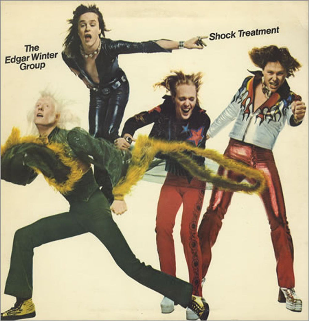 Edgar Winter Shock Treatment UK vinyl LP album (LP record) EPC65640