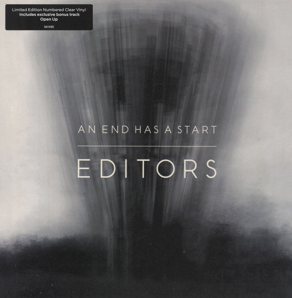 Editors An End Has A Start - Clear Vinyl UK 7" vinyl single (7 inch record / 45) SKX95