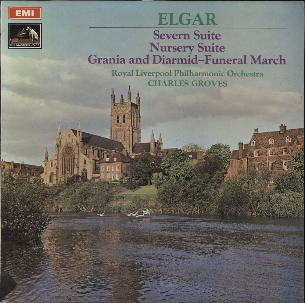 Edward Elgar Severn Suite / Nursery Suite / Grania And Diarmid - Funeral March UK vinyl LP album (LP record) ASD2502