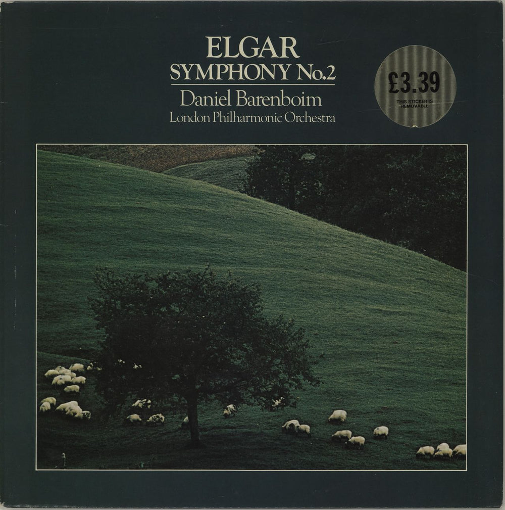 Edward Elgar Symphony No.2 UK vinyl LP album (LP record) 61988