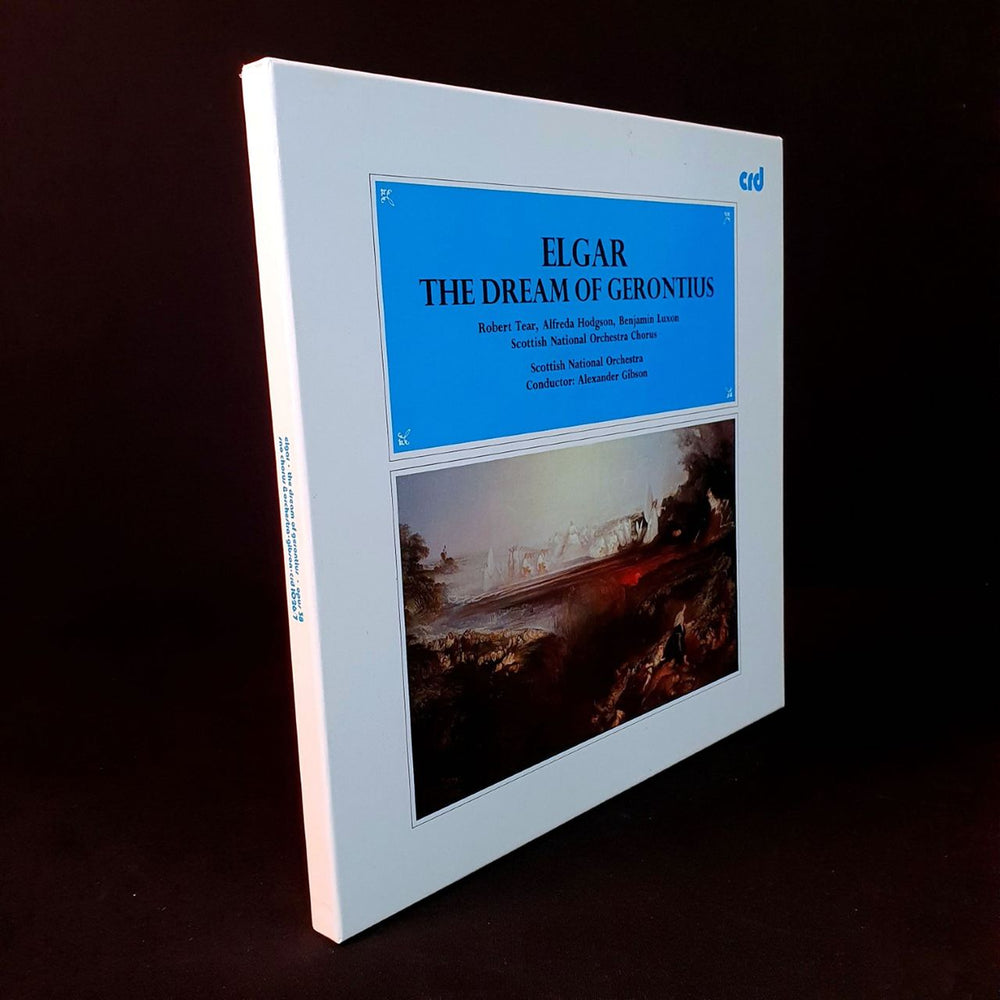 Edward Elgar The Dream of Gerontius UK 2-LP vinyl record set (Double LP Album) CRD1026/7