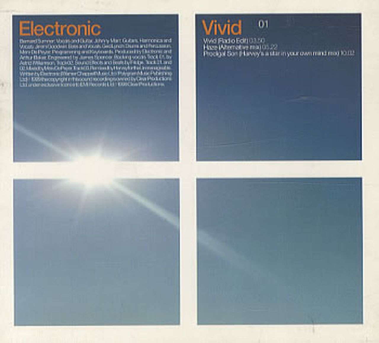 Electronic Vivid UK CD single (CD5 / 5") CDRS6514
