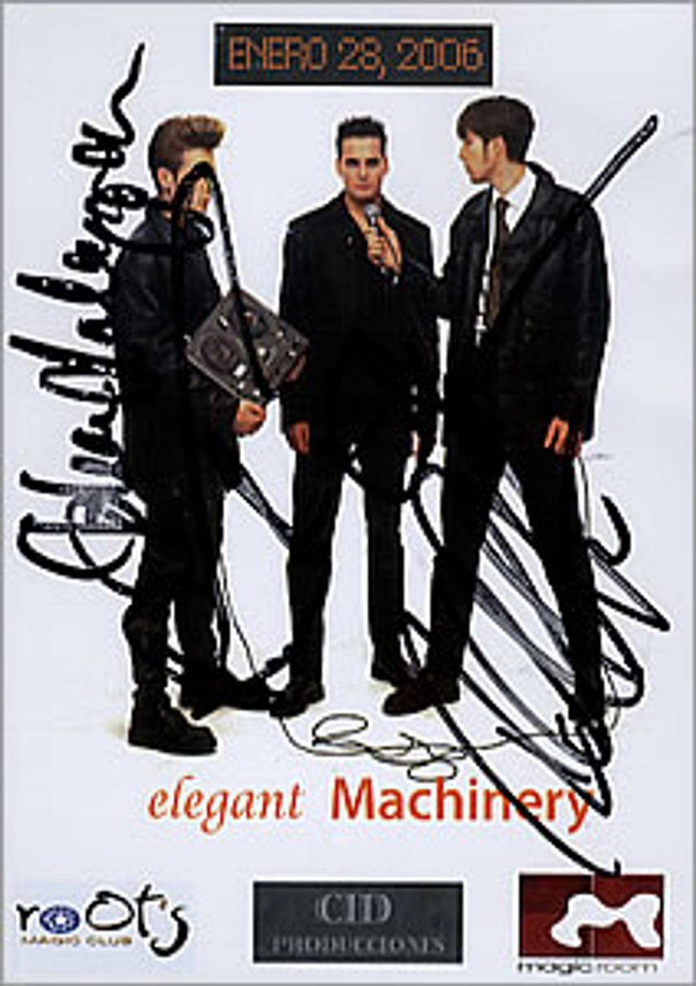 Elegant Machinery Live In Mexico Mexican Promo memorabilia PROMO POSTCARD