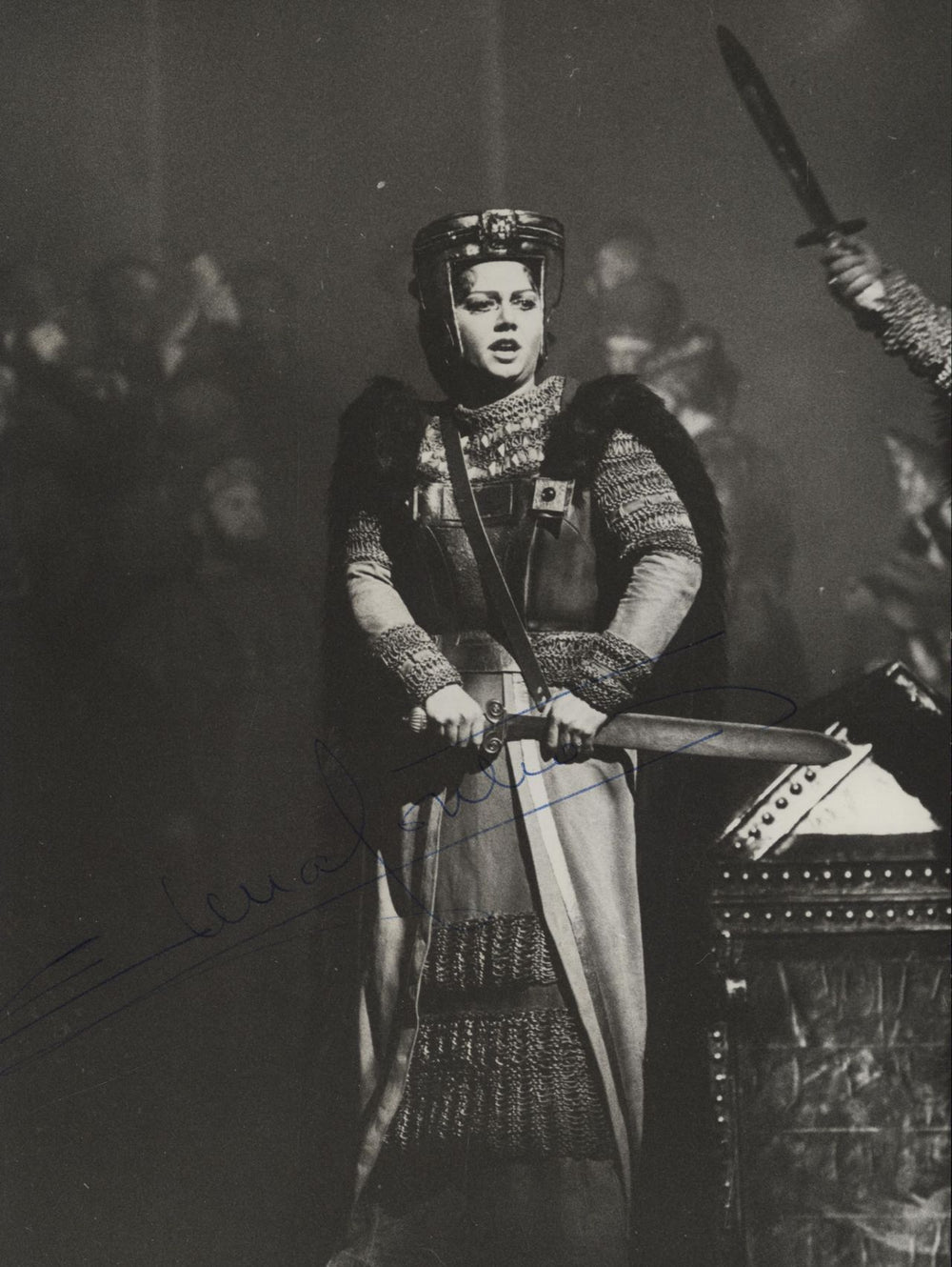 Elena Suliotis Pair of Autographed Photographs UK photograph N/A