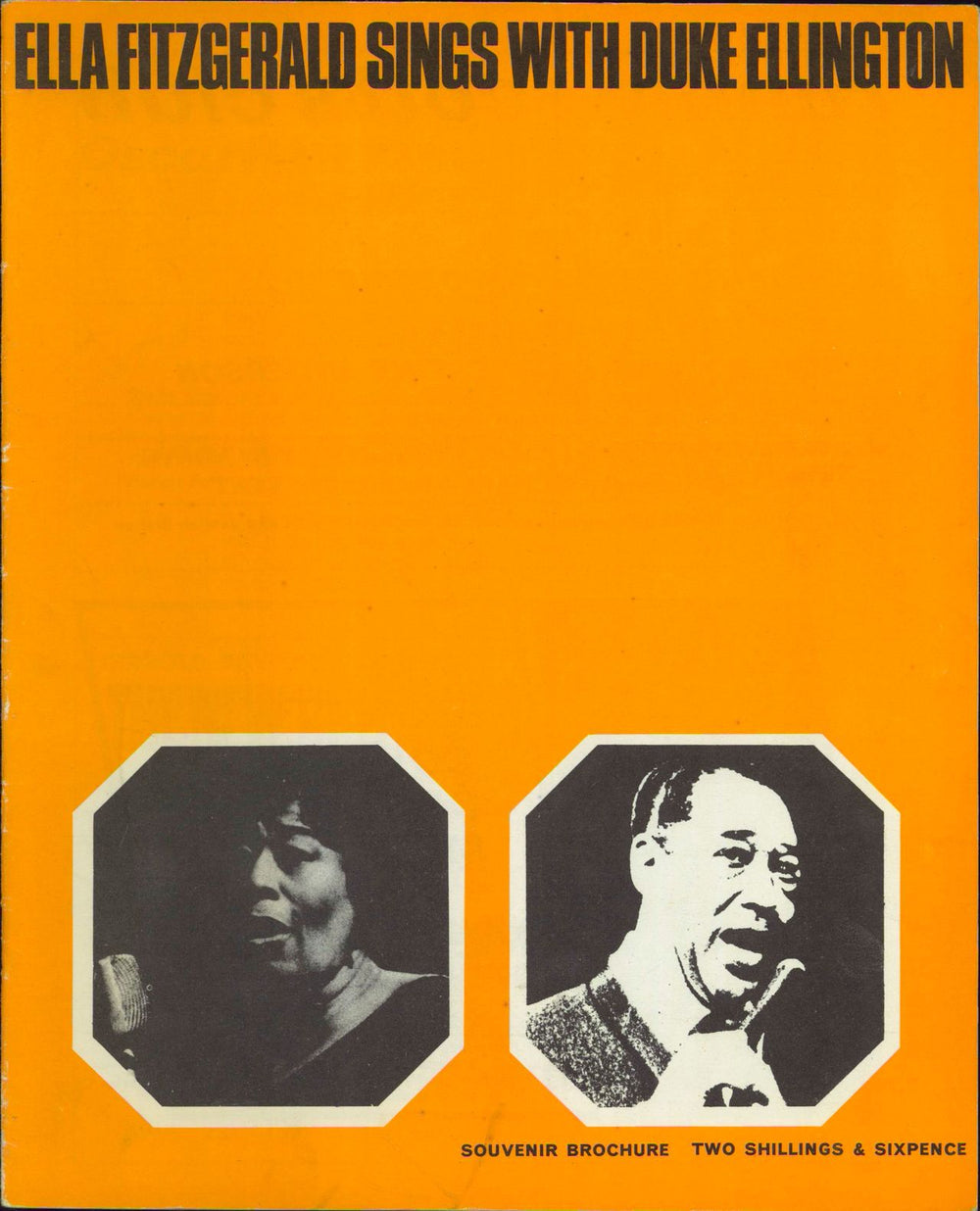 Ella Fitzgerald & Count Basie Souvenir Brochure UK tour programme TOUR PROGRAMME