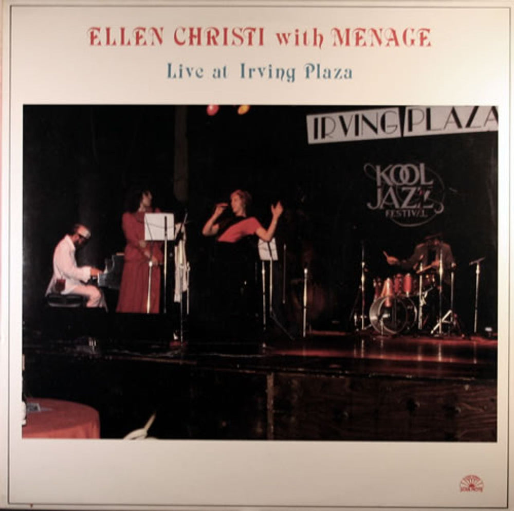 Ellen Christi Live At Irving Plaza Italian vinyl LP album (LP record) SN1097