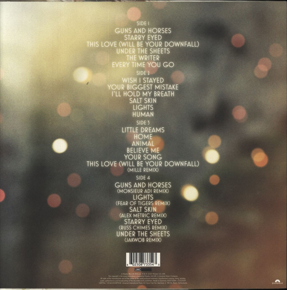 Ellie Goulding Lights 10 - RSD 10th Anniversary - 180gm UK 2-LP vinyl record set (Double LP Album) 602508733543