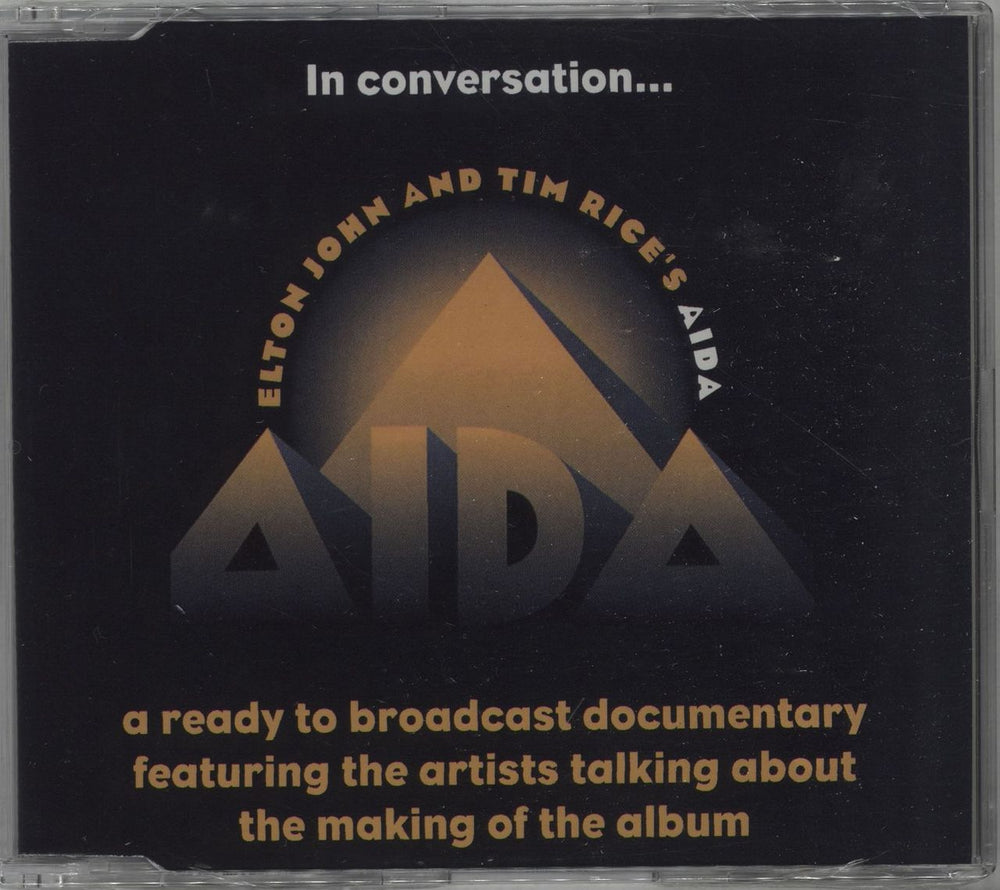 Elton John Aida + Interview CD Singapore Promo 2 CD album set (Double CD) 731452462824