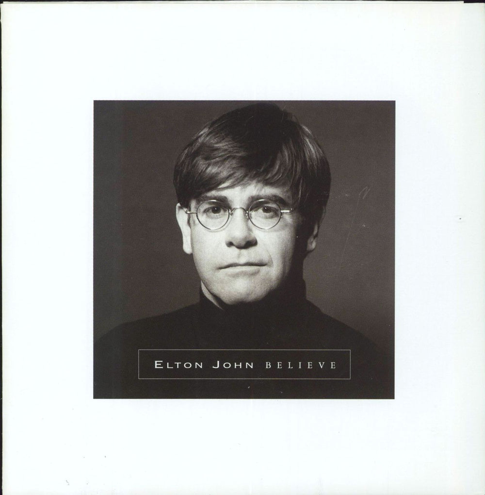 Elton John Believe US 7" vinyl single (7 inch record / 45) 422-856014-7