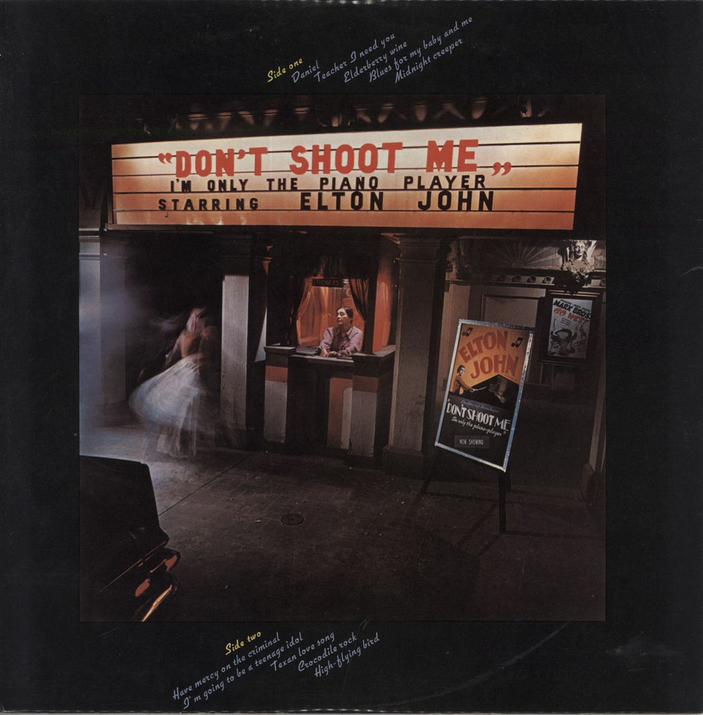 Elton John Don't Shoot Me I'm Only The Piano Player Spanish vinyl LP album (LP record)