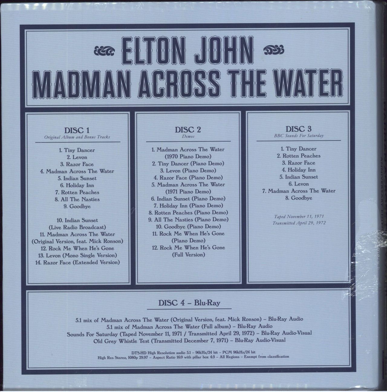 Elton John Madman Across The Water UK Cd album box set — RareVinyl.com